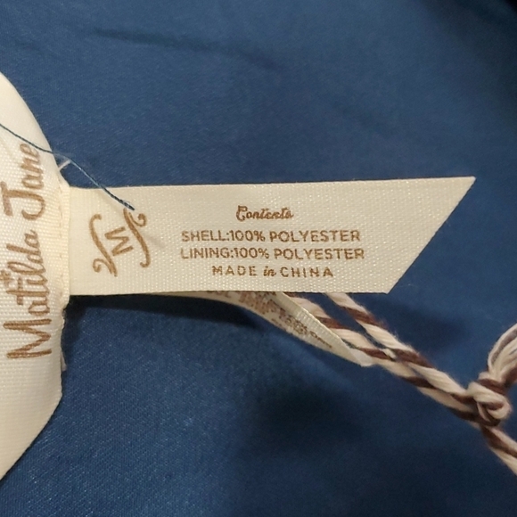 NEW Matilda Jane A LITTLE PARTY Dress Hi Lo Swiss Dot Ties Size M Medium - Picture 6 of 12